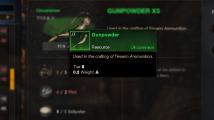 New World - Craft Gunpowder