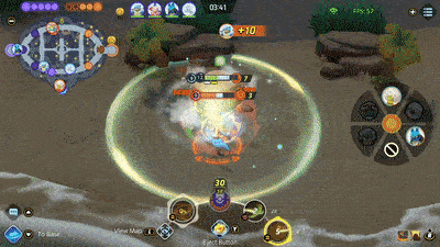 Pokemon UNITE - Crustle Using Rubble Rouser on Lucario and Eldegoss