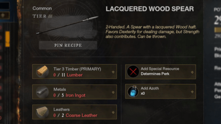 New World - Bulk Craft Lacquered Wood Spears or Bows