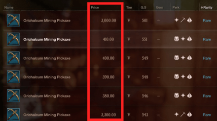 New World - Craft Orichalcum Tools