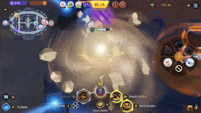 Pokemon UNITE - Crustle Stacking Shields Using Rubble Rouser