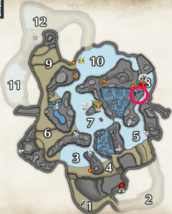 MH Rise - Sleeptoad Locations in the Frost Islands