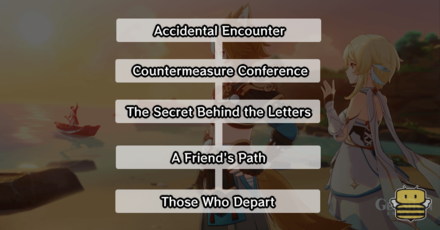 Genshin Impact - Story Route for Gorou Hangout Event Ending 4