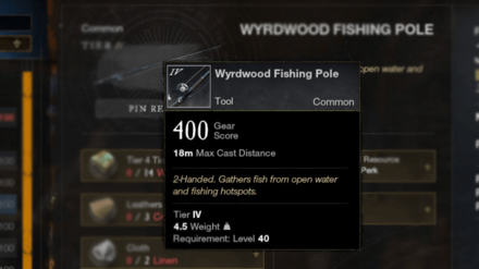 New World - Bulk Craft Wyrdwood Fishing Poles