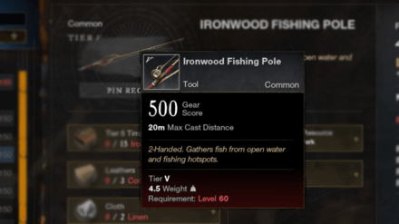 New World - Bulk Craft Ironwood Fishing Poles