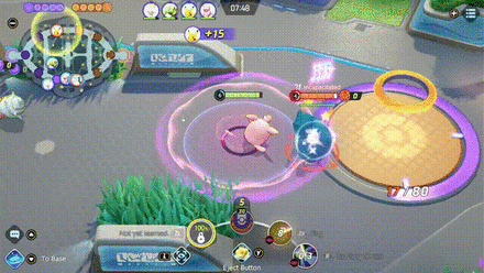 Pokemon UNITE - Wigglytuff Setting up Dazzling Gleam with Sing