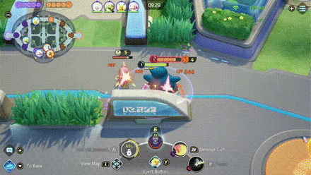 Pokemon UNITE - Wigglytuff Inflicting Stun with Defense Curl.gif