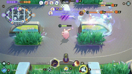 Pokemon UNITE - Wigglytuff Retreating with Rollout