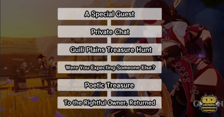 Genshin - Beidou Hangout Story Path 5 - Sakura Blooms Upon Guili Fell