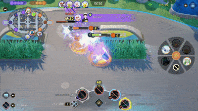 Pokemon UNITE - Blastoise Using Hydro Pump During Rapid Spin