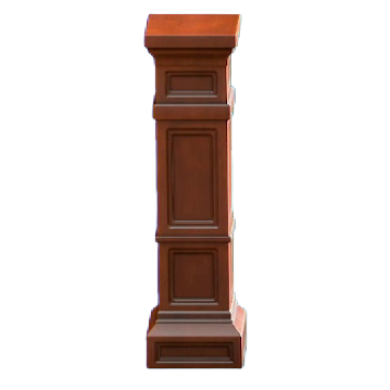 The Wooden version of Decorative Pillar
