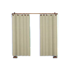 The Copper version of Curtain Partition