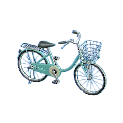 The Light Blue version of Cruiser Bike