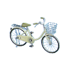 The White version of Cruiser Bike
