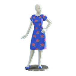 The Blue version of Dress Mannequin
