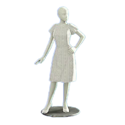 The White version of Dress Mannequin