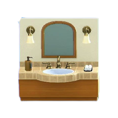 The Natural version of Fancy Bathroom Vanity