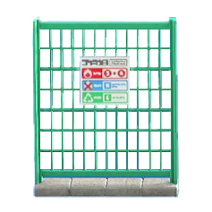 The Trash-Collection Rules version of Fence