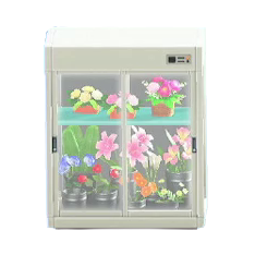 The White version of Flower Display Case