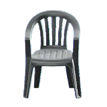The Black version of Garden Chair