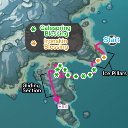 Genshin - Dragonspine Special Training Agility Training - Icebreaker