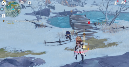 Genshin - The Shadows Deepen Part II - 5 - Descend the mountain near the lake