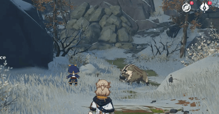 Genshin - The Shadows Deepen Part I - 2 - Boar and Large Pile of Boulder