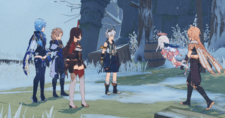 Genshin - The Shadows Deepen Part II - 1 - Talk to Albedo and the Others outside the camp