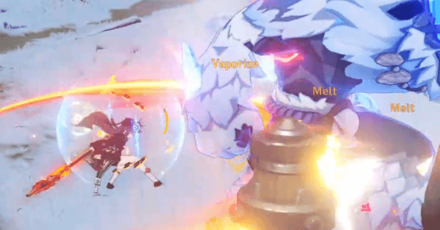 Genshin - Combat Training Stage 5 -  Use Pyro against Frostarm Lawachurl