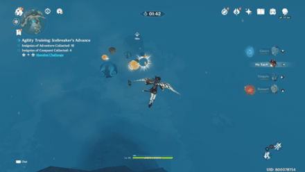 Genshin Impact - Agility Training Stage 3 - Gliding Obstacles