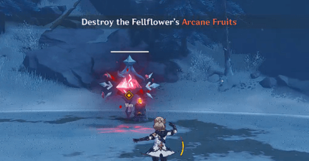 Genshin - The Shadows Deepen Part II - How to Defeat the Fellflower - Destroy the Arcane Fruits