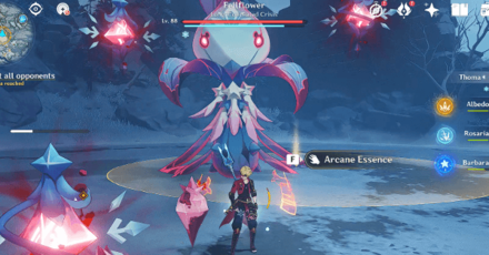 Genshin - The Shadows Deepen Part II - How to Defeat the Fellflower - Arcane Essence