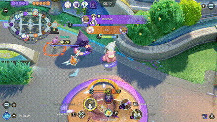 Pokemon UNITE - Slowbro Disabling Opponents with Telekinesis