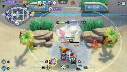 Pokemon UNITE - Slowbro Disabling Pikachu