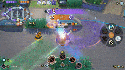 Pokemon UNITE - Mamoswine Using Mammoth Mash on Lucario and Alolan NInetales