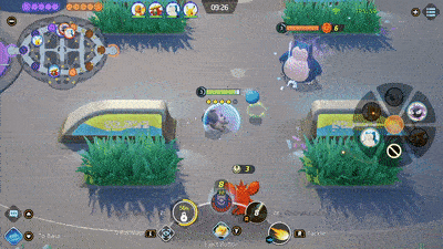 Pokemon UNITE - Greedent Using Defense Curl