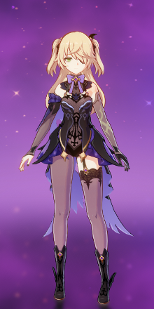 Genshin Impact - Dunkelnacht Sakrament Outfit Outfit