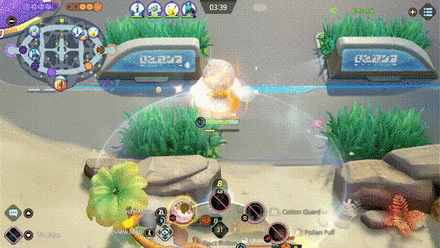 Pokemon UNITE - Eldegoss Stealing Drednaw with Unite Move