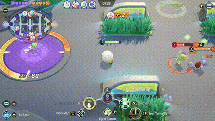 Pokemon UNITE - Eldegoss Getting Aggressive with Leaf Tornado