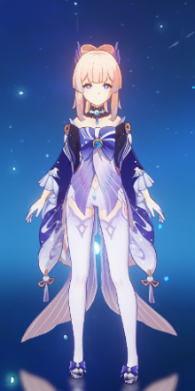 Genshin Impact - Sparkling Coralbone Outfit Outfit