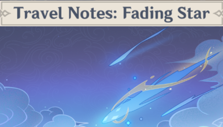 Genshin - Travel Notes: Fading Star Namecard Showcase