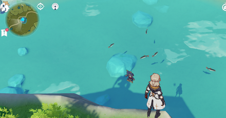 Genshin - Get Fish from Lakes and Coastlines
