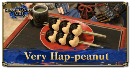 Monster Hunter Rise (MH Rise) - Very Hap-peanut Dango Banner