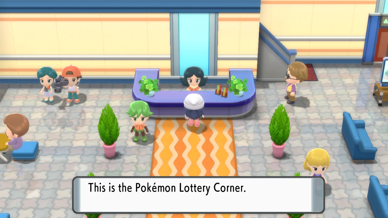 Pokemon BDSP Jubilife TV Lottery