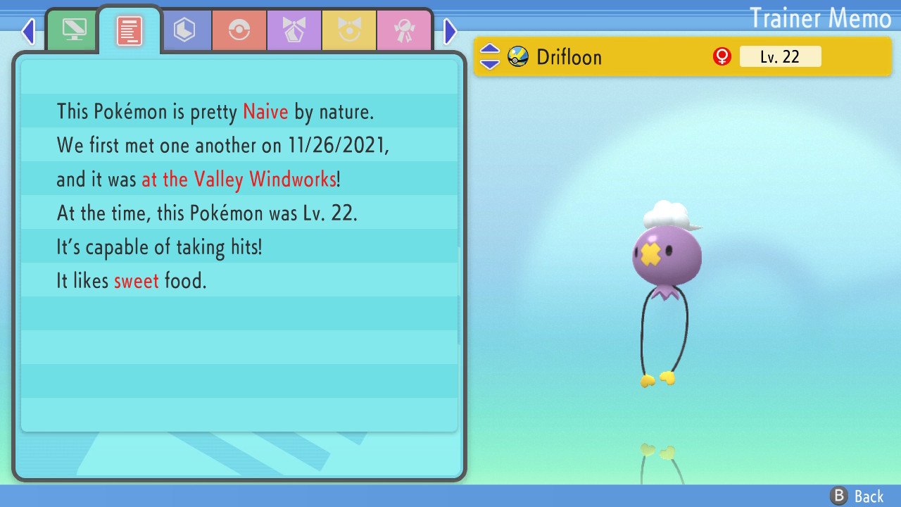 Pokemon BDSP Check Characteristics