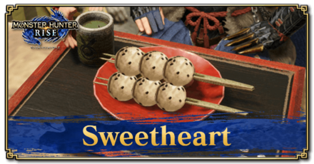 Monster Hunter Rise (MH Rise) - Sweetheart Dango Banner