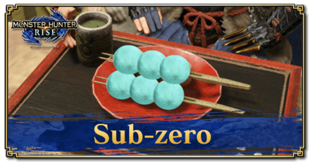 Monster Hunter Rise (MH Rise) - Sub-zero Dango Banner