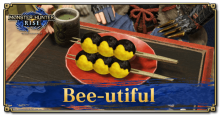 Monster Hunter Rise (MH Rise) - Bee-utiful Dango Banner
