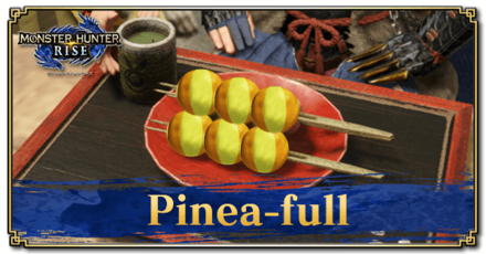 Monster Hunter Rise (MH Rise) - Pinea-full Dango Banner