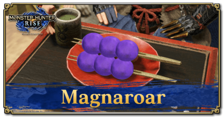 Monster Hunter Rise (MH Rise) - Magnaroar Dango Banner